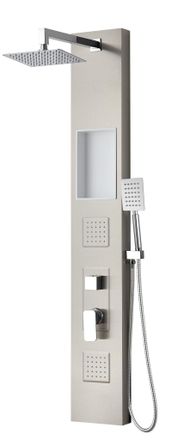 Badplaats Panel De Ducha Para Ba&ntilde;o Monterra 140 X 20 Cm - Juego De Ducha D