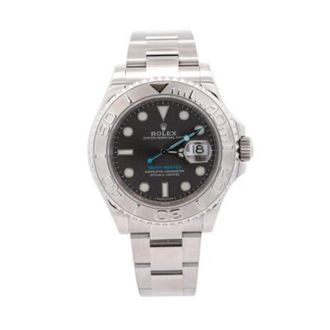 Rolex Pre-owned Rolex Yacht-Master Automatic Chronometer Grey Dial Ladies Watch 126622 GYSO