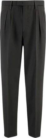 Boglioli Broeken, Heren, Grijs, 3Xl, Wol, Virgin Wool 2-Pleat Broeken