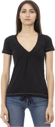 Trussardi T-Shirts - Dames - T-shirts - Zwart - M - Katoen - Tops