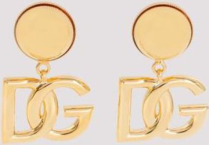 Dolce & Gabbana Golden Logo Earrings