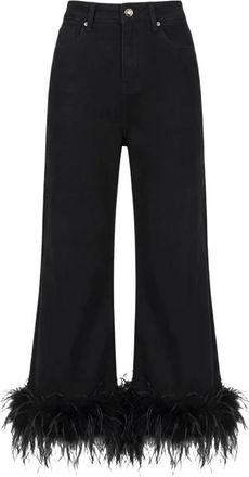 Twentyfourhaitch Arcade Cropped Jeans - Dames - Regular Fit Jeans - Zwart - W28 - Katoen - Jeans