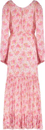 byTiMo Womens Floral Viscose Dress Pink