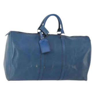Louis Vuitton Pre-owned Weekend Bags, female, Blue, Size: ONE SIZE Pre-owned Boston Bag