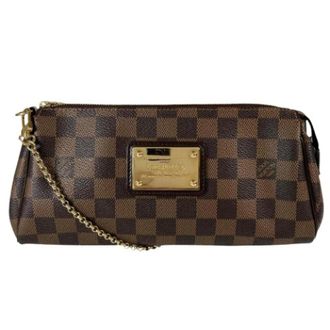 Louis Vuitton Pre-owned Clutches, female, Brown, Size: ONE SIZE Pre-owned Damier Pouch