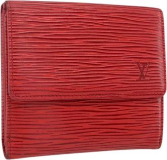 Louis Vuitton Pre-owned Vintage Leren Portemonnee - Dames - Vintage Accessoires - Rood - ONE Size - Leer - Vintage
