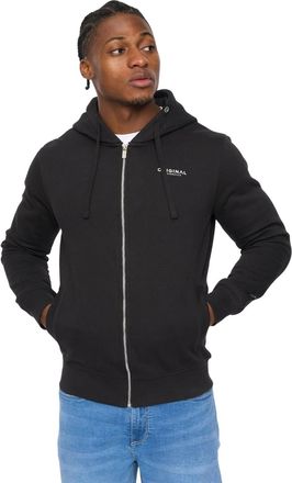 Crosshatch Mannen Allmoor Volledige Zip Hoodie (Zwart)