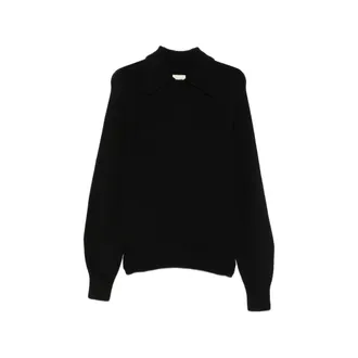 Khaite Jackson Collared Raglan-sleeve Sweater