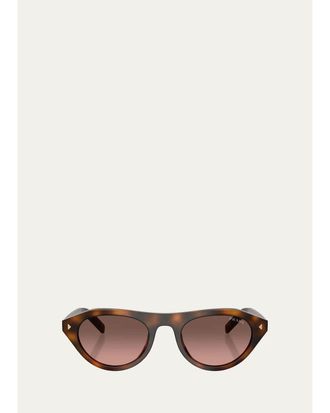 Prada 51MM Round Sunglasses