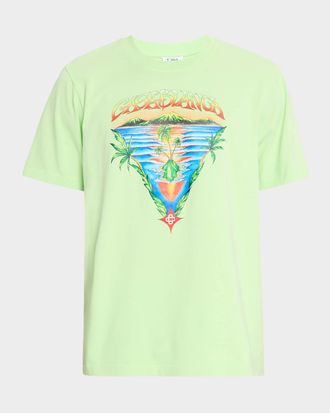 Casablanca Mens Innocence Organic Cotton Graphic T-Shirt