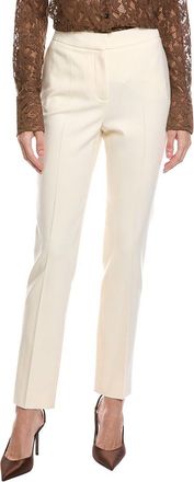 Oscar De La Renta Oscar De La Renta Long Wool-Blend Skinny Pant