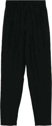 Aspesi Dames, Broeken, Zwart, Maat: XS Leer