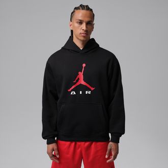 Nike Jordan Mens Jordan Brooklyn Pullover Hoodie in Black | IM8975-010
