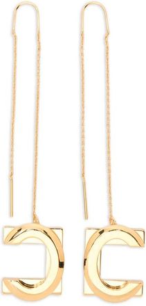 Elisabetta Franchi Logo-drop Earrings