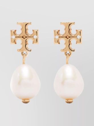 Tory Burch pearl drop earrings