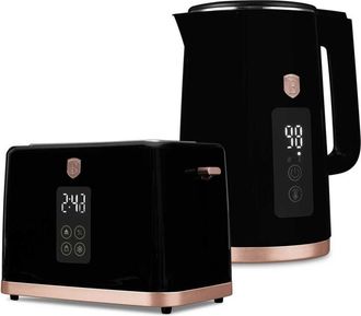 OEM Hervidor El&eacute;ctrico 1.7l + Tostadora Digital Berlinger Haus Bh-9540 Black Rose