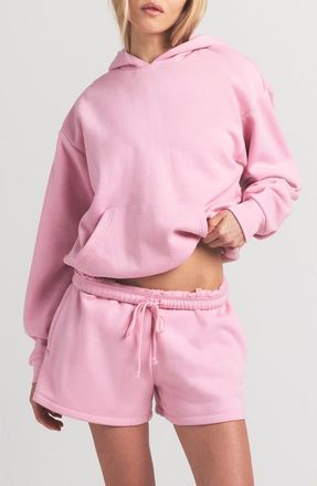 SKIMS Cotton Fleece Blend Classic Hoodie in Halite at Nordstrom, Size Xx-Small