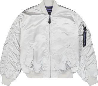 Alpha Industries Ma-1 UV Bomber Jacket - Heren - Bomber jackets - Grijs - XS - Polyester - Jassen