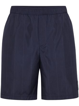 Brunello Cucinelli Bermuda a righe - Blu