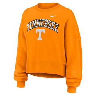 Nike Tennessee Phoenix Arch Nike Womens College Pullover Crew in Orange | 01D787FUTN-Y48