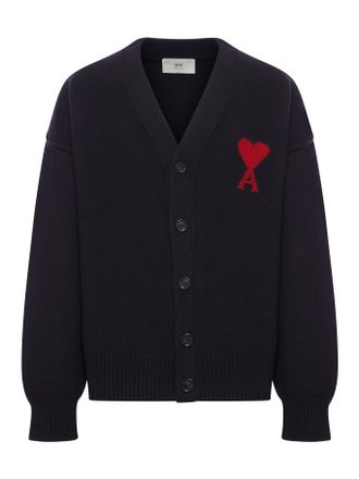 Ami AMI DE COEUR WOOL CARDIGAN - Ami Paris - Man