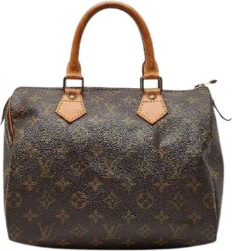 Louis Vuitton Pre-owned Handbags, female, Brown, Size: ONE SIZE Pre-owned Speedy25 Monogram Handbag
