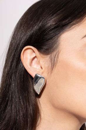 Bottega Veneta Silver Earrings, Womens, Silver