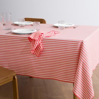 La Redoute Interieurs Gestreept tafelkleed geweven-geverfd, 30% gerecycled katoen, SOIZIC