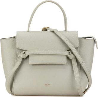 Celine Pre-owned Handbags, female, White, Size: ONE SIZE Pre-owned Vintage Handbag