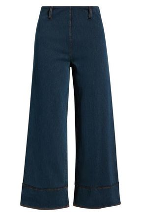 Lyss&eacute; Margo High Waist Crop Jeans in Indigo at Nordstrom, Size X-Small