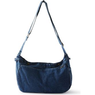 Cotton On Pippa Crossbody Bag in Blue Denim at Nordstrom