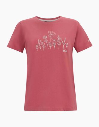 Regatta Womens Regatta Womens/Ladies Filandra VX Floral T-Shirt - Red - Size: 22