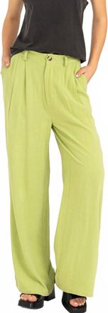 HYFVE Perfect Trousers In Pale Olive