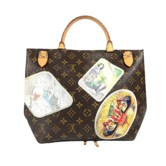 Louis Vuitton Pre-owned Monogram Tote Bag - Dames - Pre-owned - Bruin - Maat: ONE Size Leer