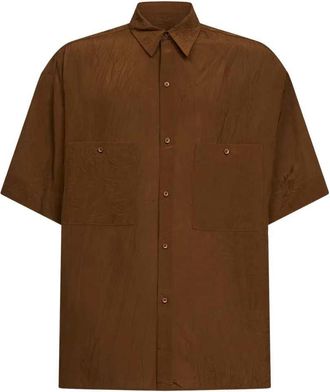 Uma Wang Kurzarmhemd mit Brusttaschen