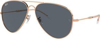Ray-Ban RB3825 Old Aviator 9202R5 Mens Sunglasses Gold Size 58