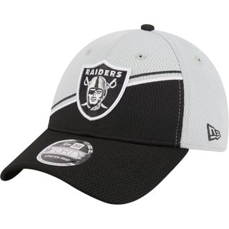 New Era Las Vegas Raiders NFL 2023 Sideline Grey Black 9Forty Stretch Snapback Cap - One-Size