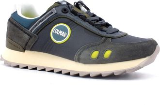 Colmar Low Profile Mixed Leather Sneakers