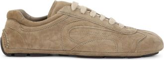 Prada Brown Lace-up Sneakers