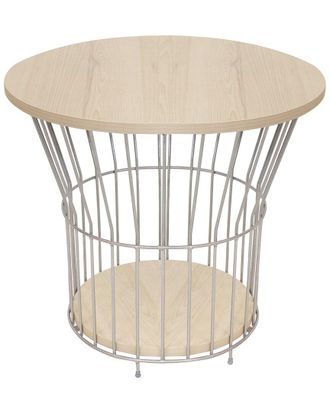 Sunnydaze Wire Pedestal End Table