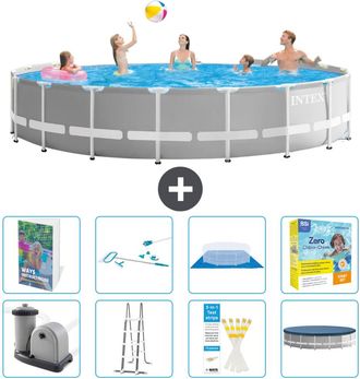 Intex Piscina Prism Frame Redonda - 549x122 Cm - 9-piezas S550