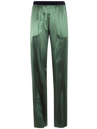 Tom Ford Stretch Silk Satin Pj Pants