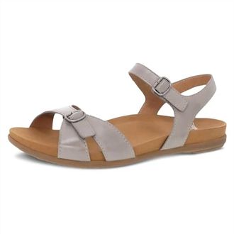 Dansko Womens Judith Calf Sandal In Stone