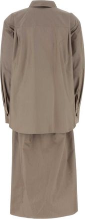 Fendi Dress Shirt Dress - Gray