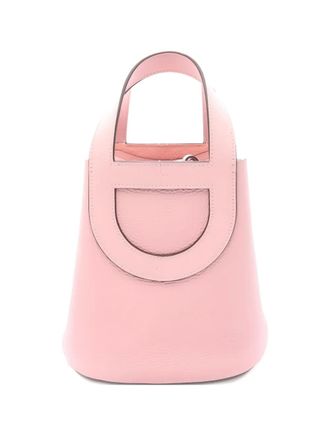 Herm&egrave;s 2024 18 In The Loop bucket bag - women - Calf Leather - One Size - Pink