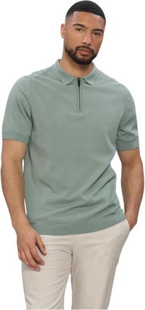 Saint Steve Joachim Polo - Heren - Polos - Groen - M - Katoen - Tops