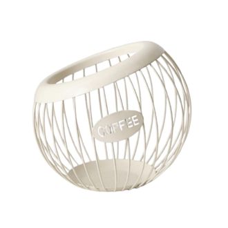 OEM Organizador Met&aacute;lico De Gran Capacidad Para C&aacute;psulas De Caf&eacute; Cesta De Almacenamiento Para Mesa De Centro Organizador Multifuncional Para C&aacute;psulas De C