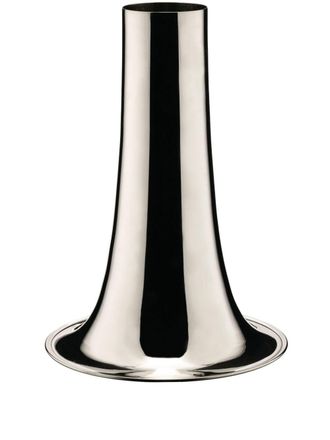 Alessi Trumpet vase (23.5cm x 32.5cm) - unisex - stainless steel - One Size - Silver