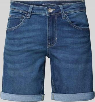 Tom Tailor Slim Fit Jeansshorts aus Baumwoll-Mix Modell ALEXA in Jeansblau, Gr&ouml;&szlig;e 27