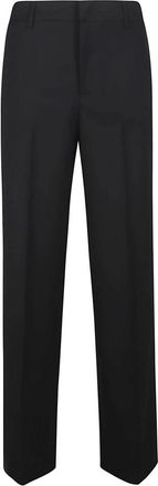 Pantaloni Torino Lorenza Pant - Dames - Straight fit broeken - Zwart - XL - Broeken